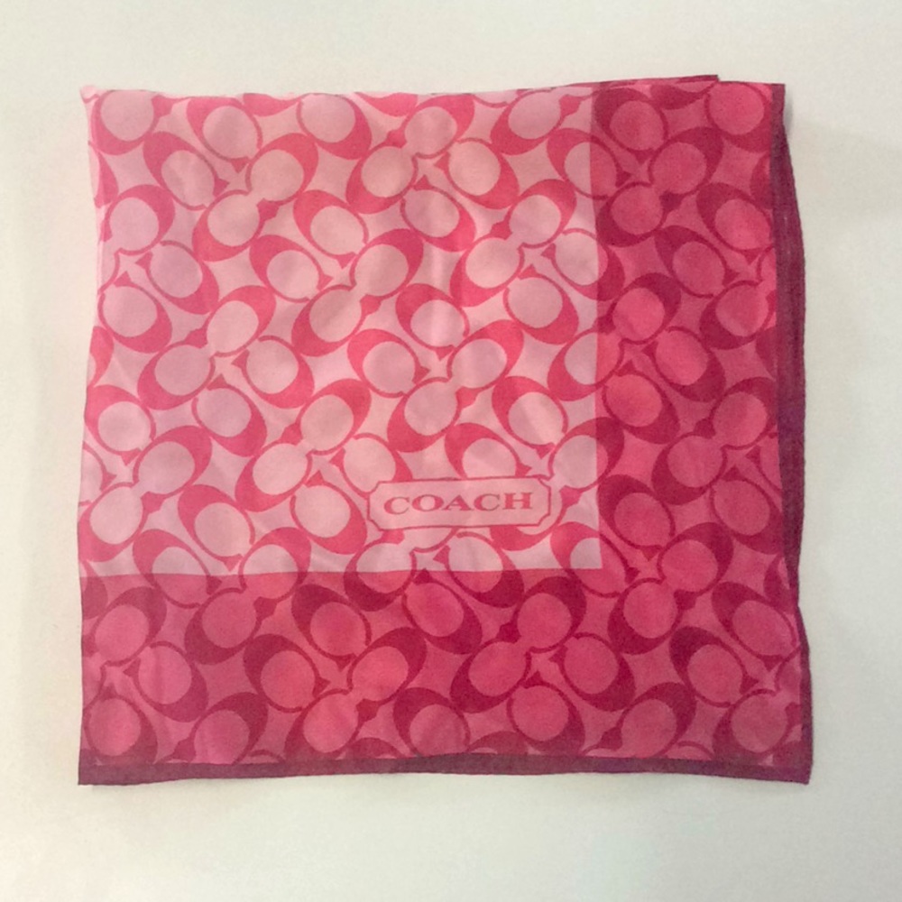 Coach silk scarf